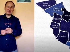 Włochowskie historie odsłona 3 - dr Robert Gawkowski z mapą włochowskich osiedli