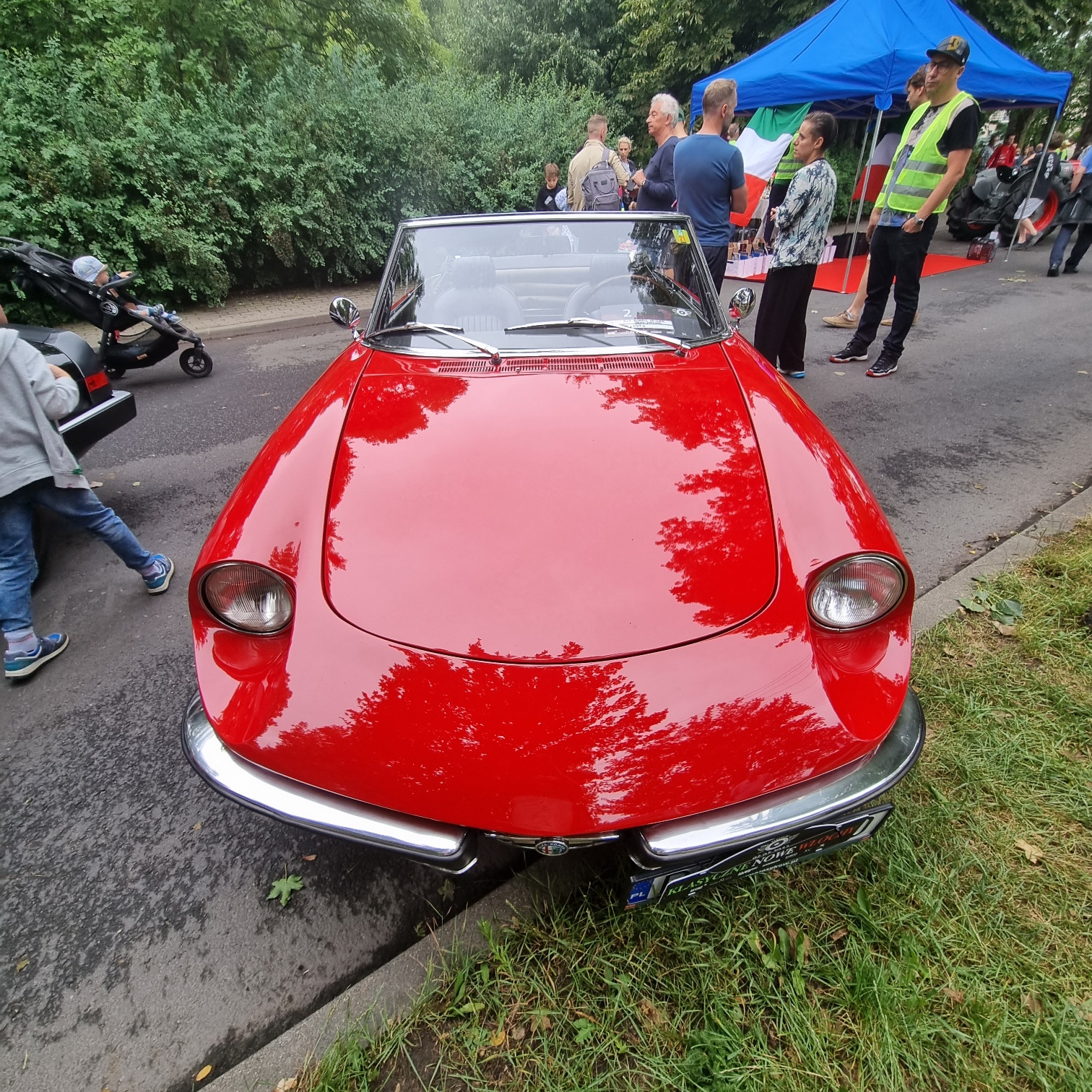 Alfa Romeo na zlocie Klasyczne Nowe Włochy. Fot. Renata Gawkowska