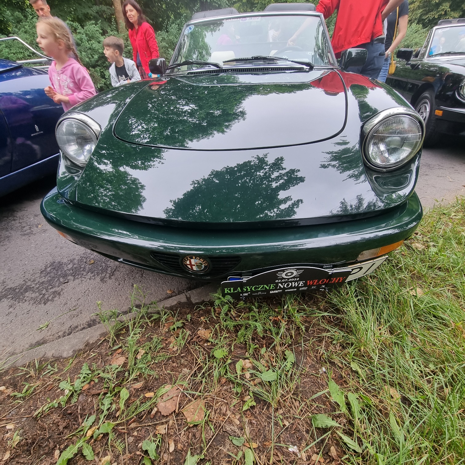 Alfa Romeo na zlocie Klasyczne Nowe Włochy. Fot. Renata Gawkowska