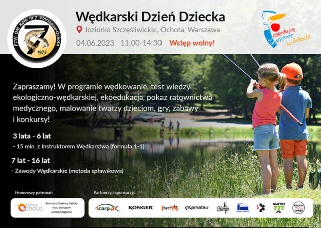 Wędkarski Dzień Dziecka na Szczęśliwicach